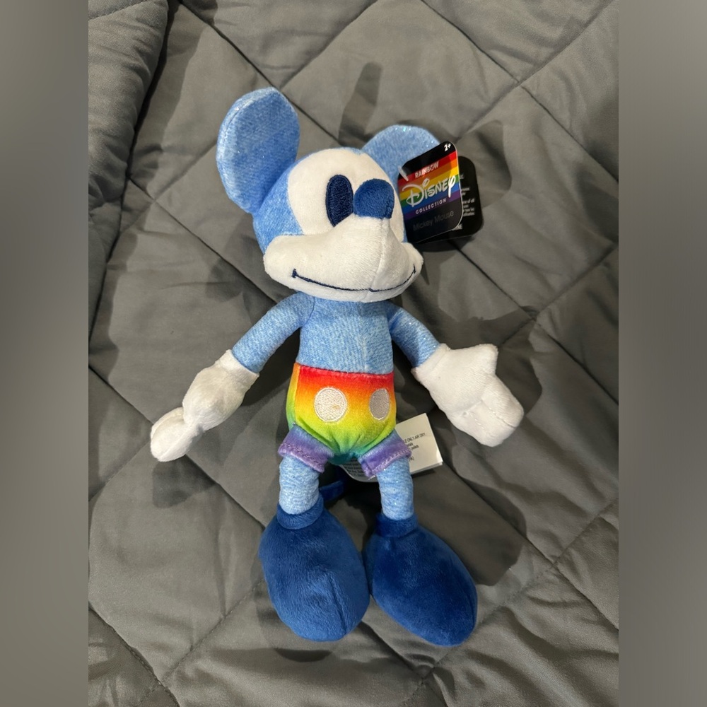 Rainbow Disney Mickey Mouse Plush